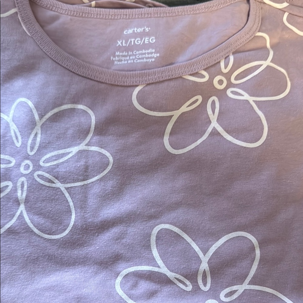 Carter's Purple Short Sleeve Tee